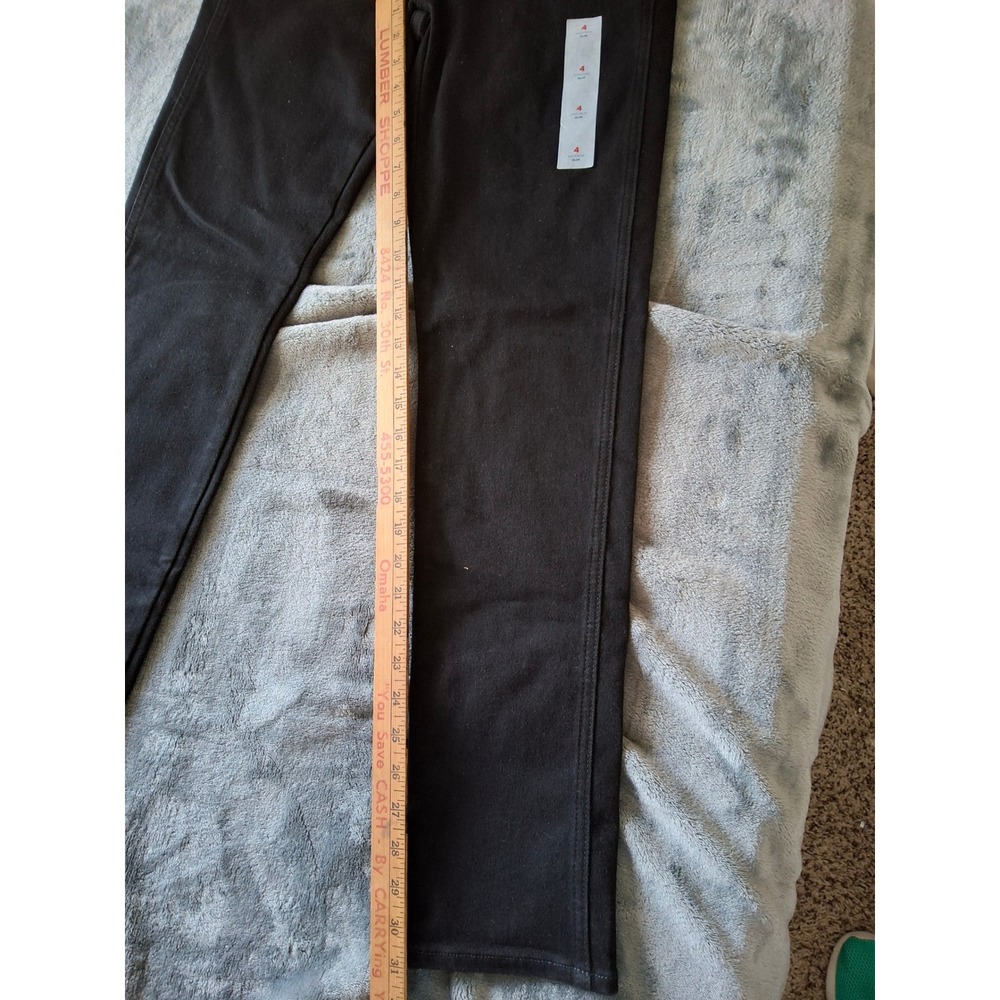 Old Navy High-Rise Slim Jeans Womens 4 Black Secret-Smooth Pockets 841310-00-1 - Picture 5 of 8